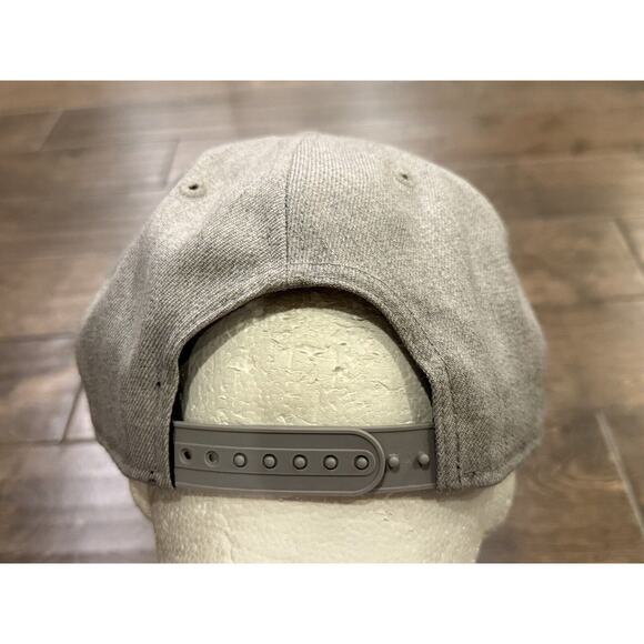 New Era 9Fifty Mens Gray Black NBA Golden State Warriors Hardwood Classic Hat - Picture 5 of 8